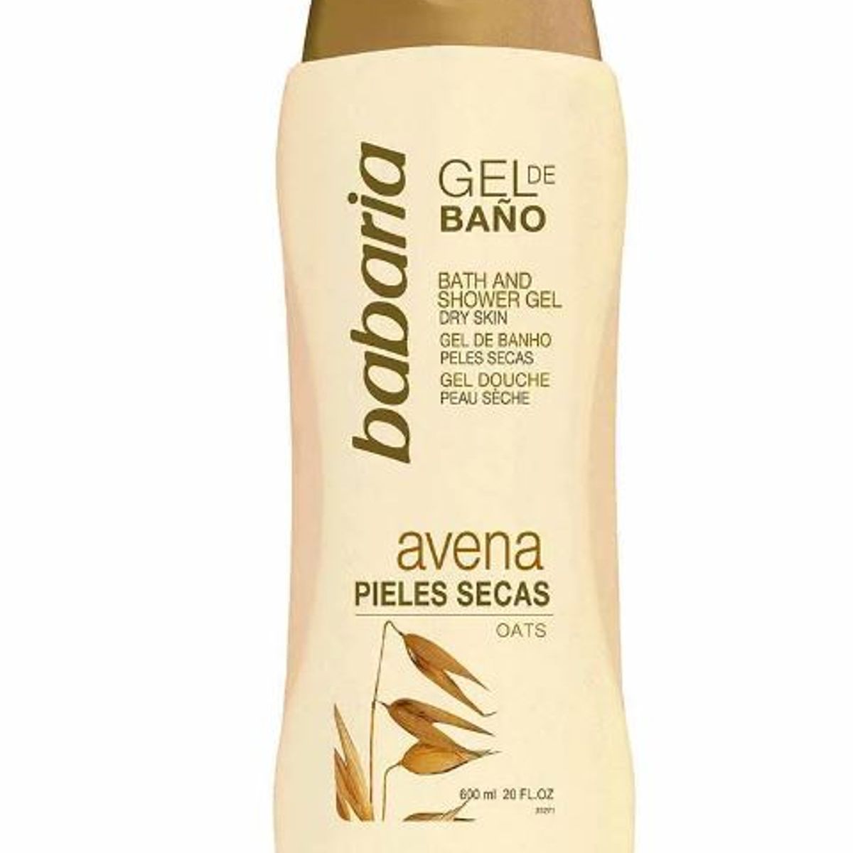 BABARIA - Gel de Baño Babaria Avena Envase 600 mL