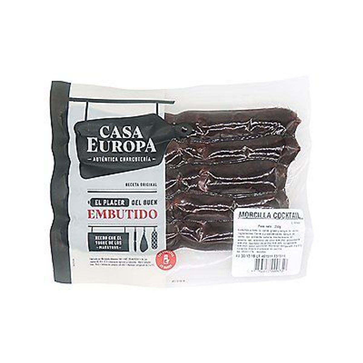CASA EUROPA - Morcilla Cocktail Casa Europa Empaque 250 g