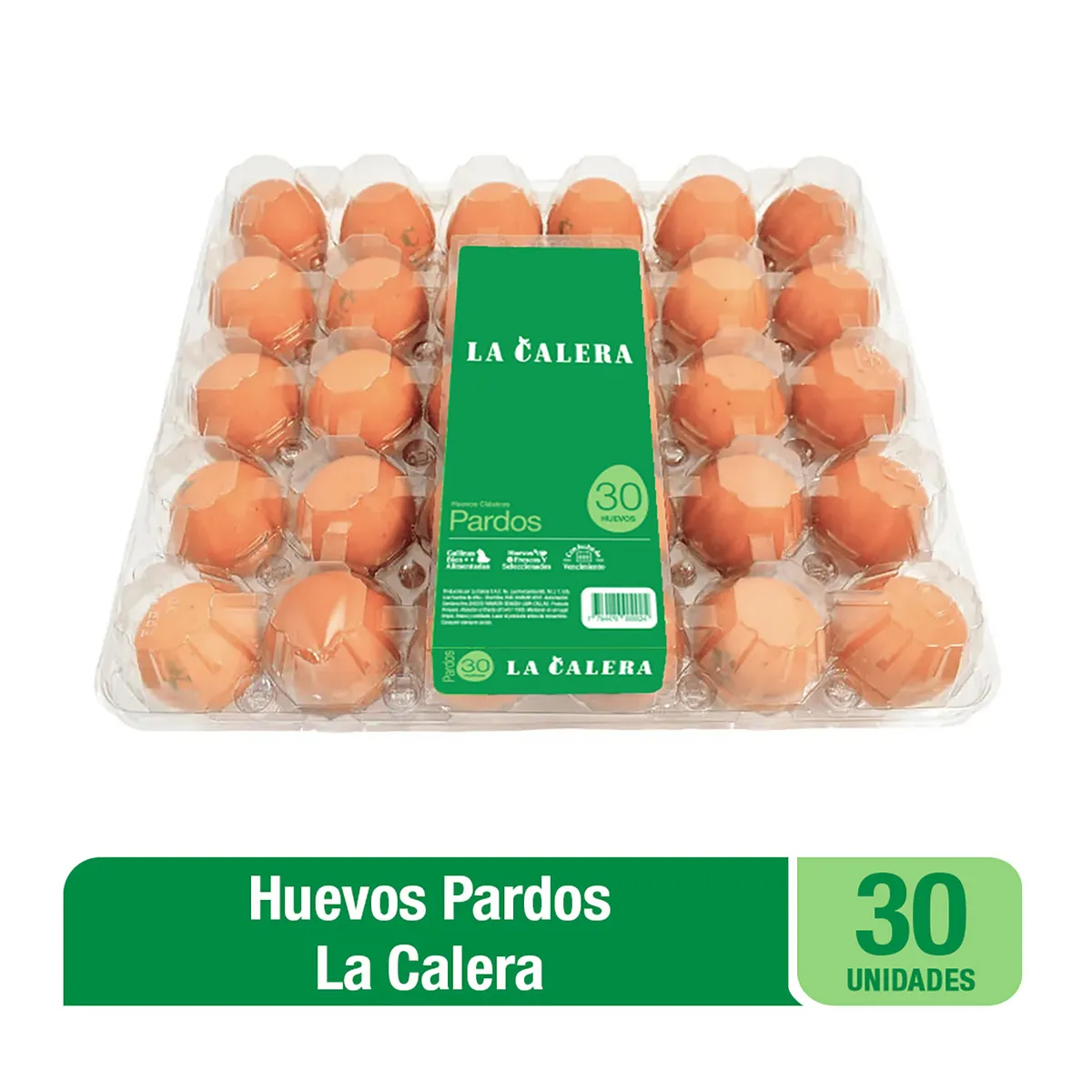 LA CALERA - Huevos Pardos La Calera Bandeja 30 Und