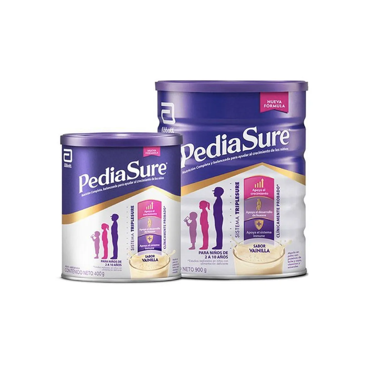 PEDIASURE - Pack Pediasure Vainilla Lata 900 g + 400 g