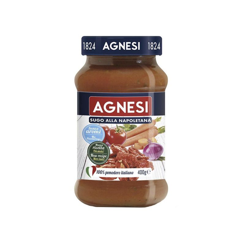 AGNESI - Salsa de Tomate Agnesi Napolitana Envase 400 g