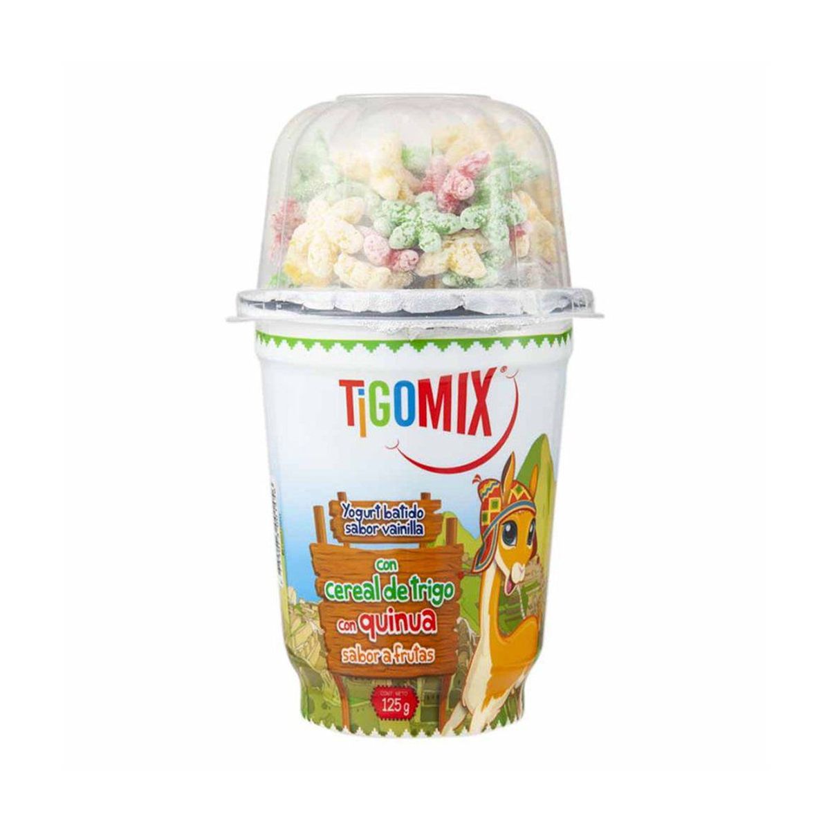 TIGO - Yogurt Mix Tigo Cereal Trigo y Quinua Envase 125 g