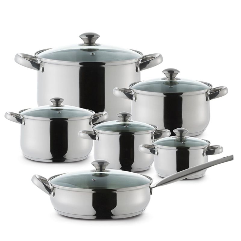 ILKO - JGO DE OLLAS 12PZ AC INOX PRIME