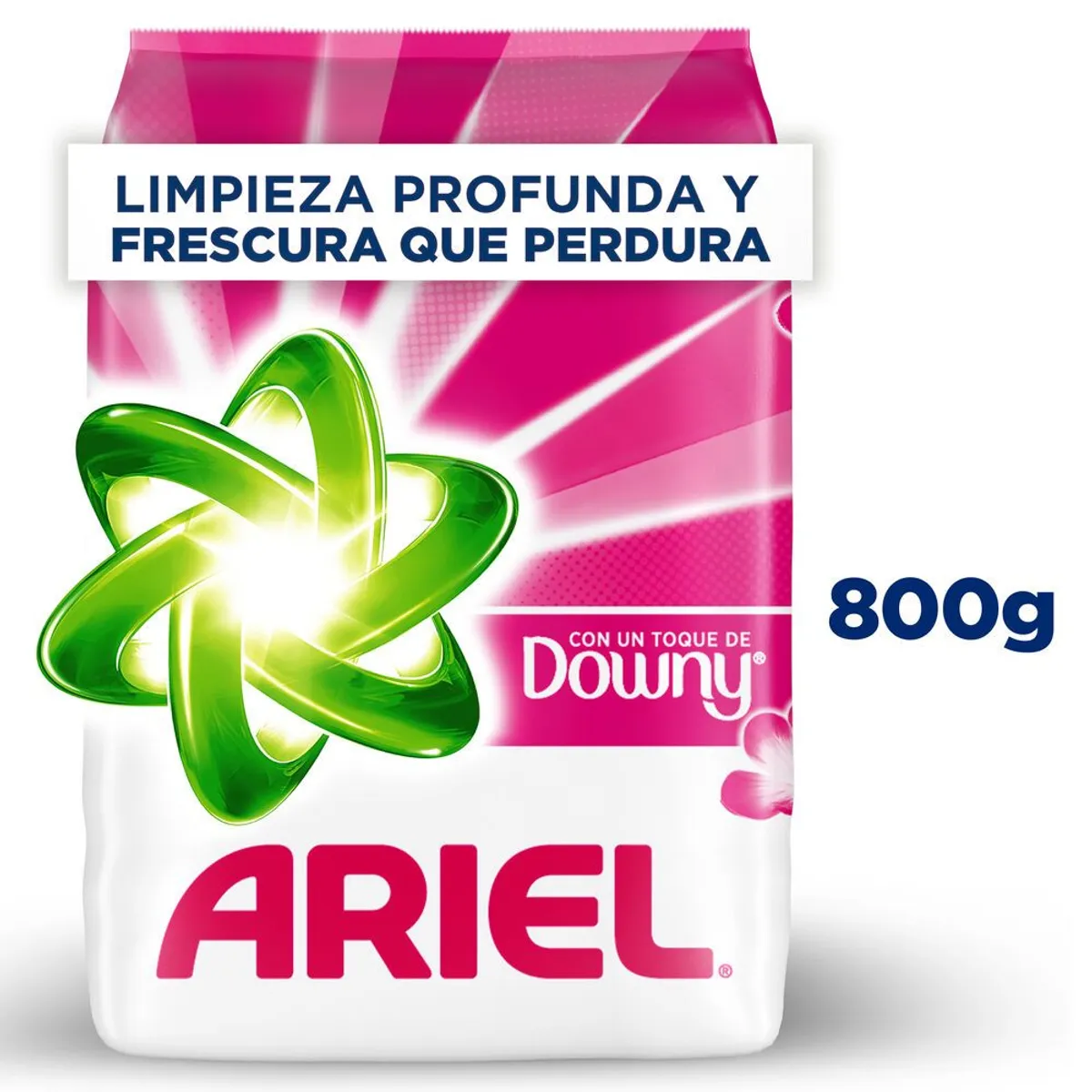 ARIEL - Detergente en Polvo Ariel con Toque de Downy Bolsa 800 g