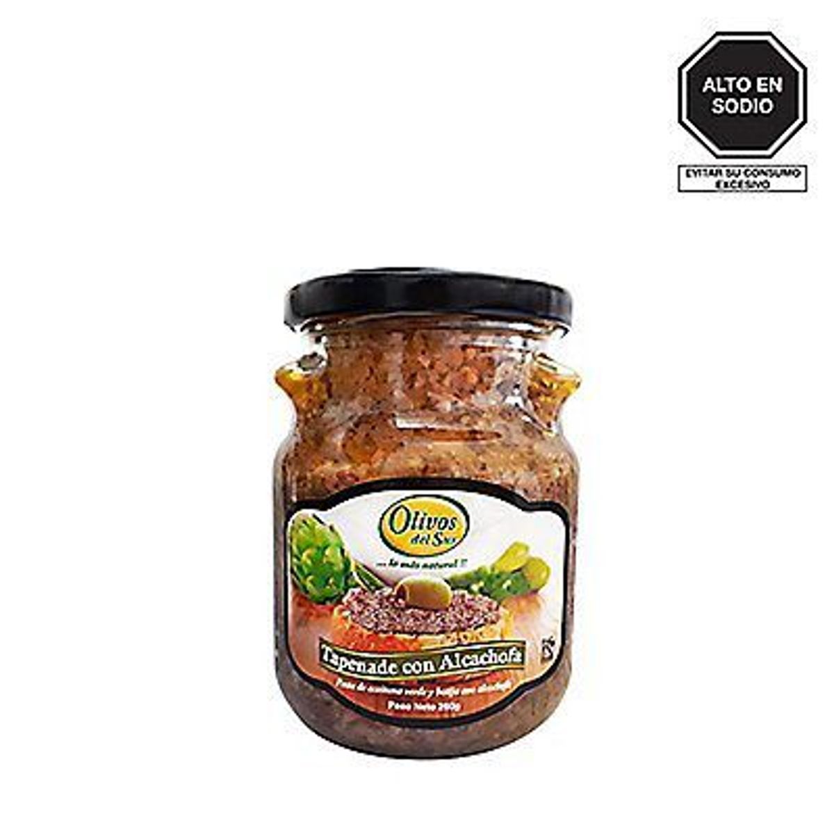 OLIVOS DEL SUR - Tapenade con Alcachofa Olivos del Sur Envase 260 g
