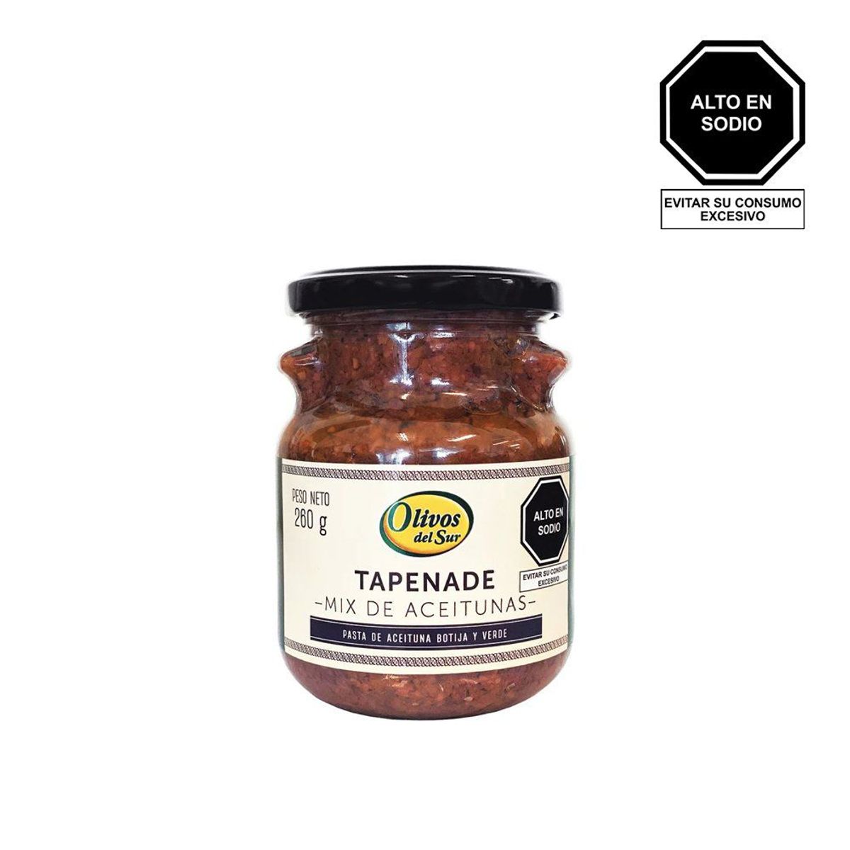 OLIVOS DEL SUR - Tapenade Mix de Aceitunas Olivos del Sur Envase 260 g