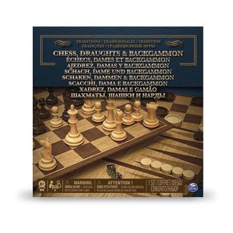 SPIN MASTER GAMES - Pack de 3 Juegos Cardinal