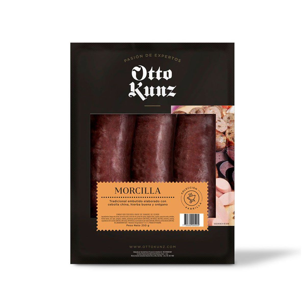 OTTO KUNZ - Morcilla Otto Kunz Empaque 250 g