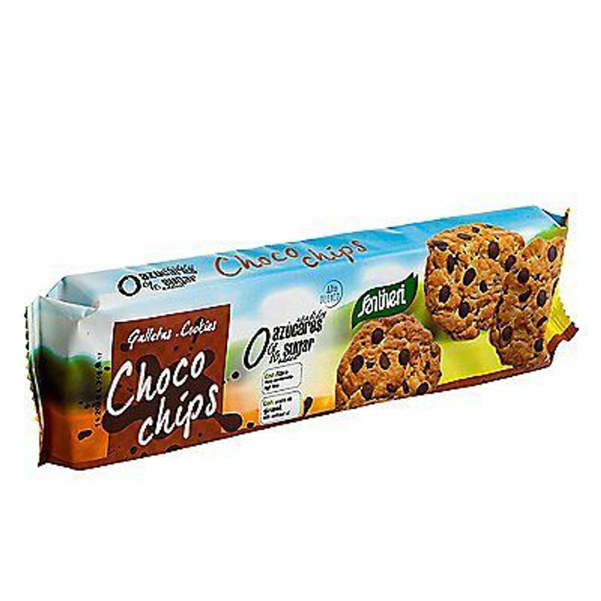 SANTIVERI - Galletas Choco Chips Santiveri Empaque 185 g