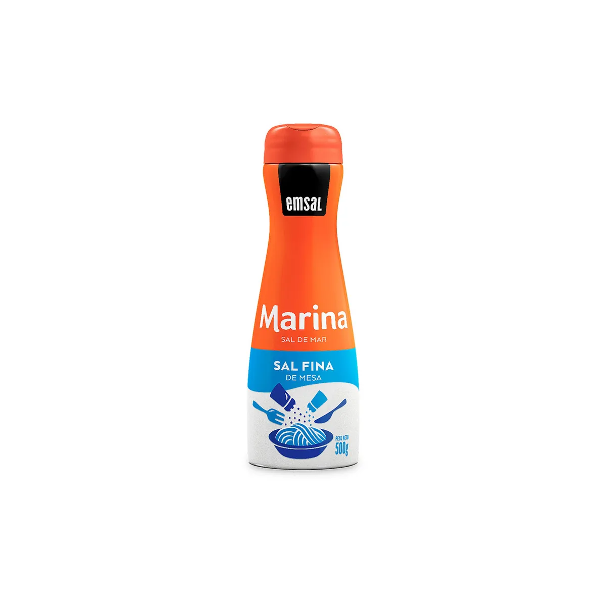 MARINA - Salero Marina Emsal Sal Fina de Mesa Envase 500 g