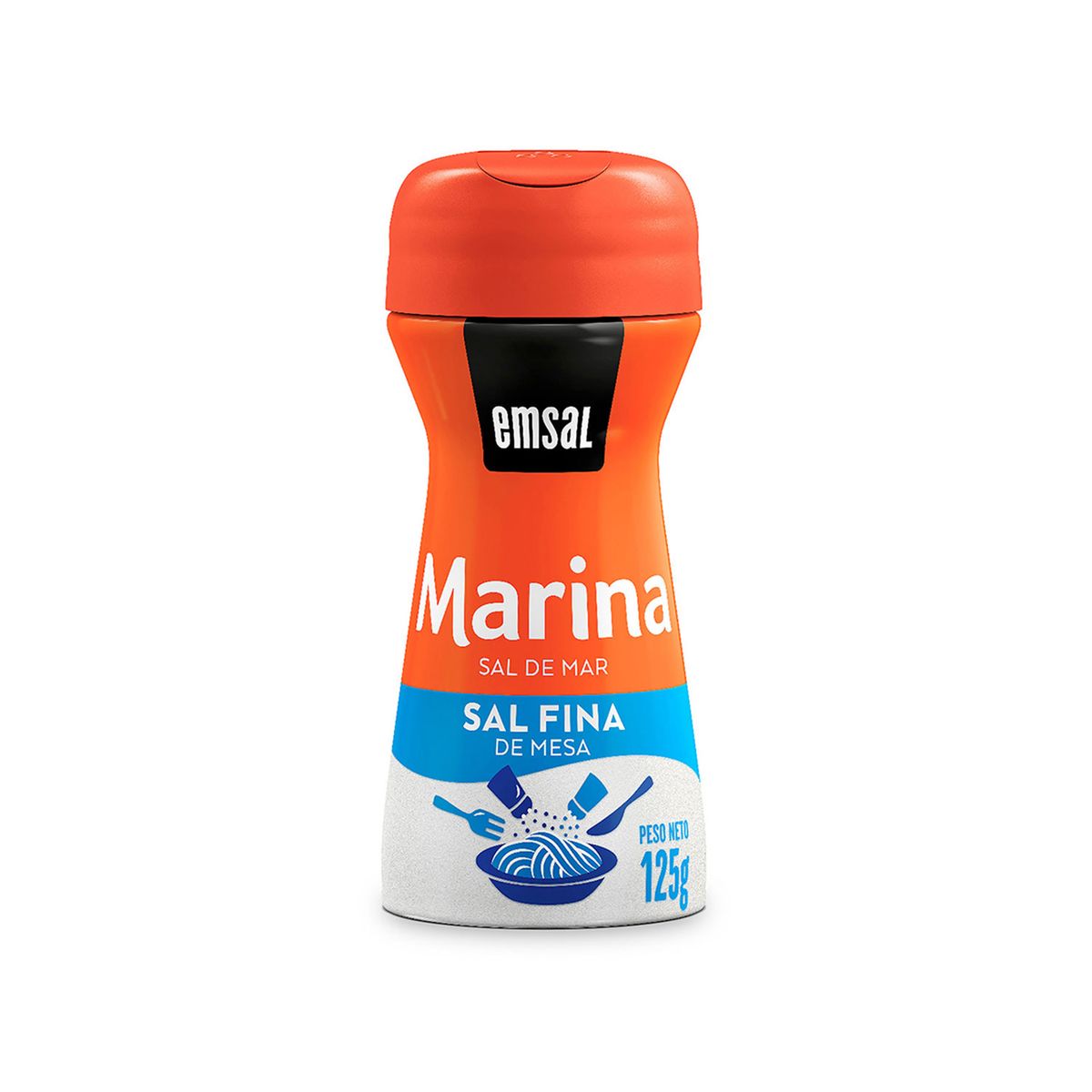 MARINA - Salero Marina Emsal Sal Fina de Mesa Envase 125 g