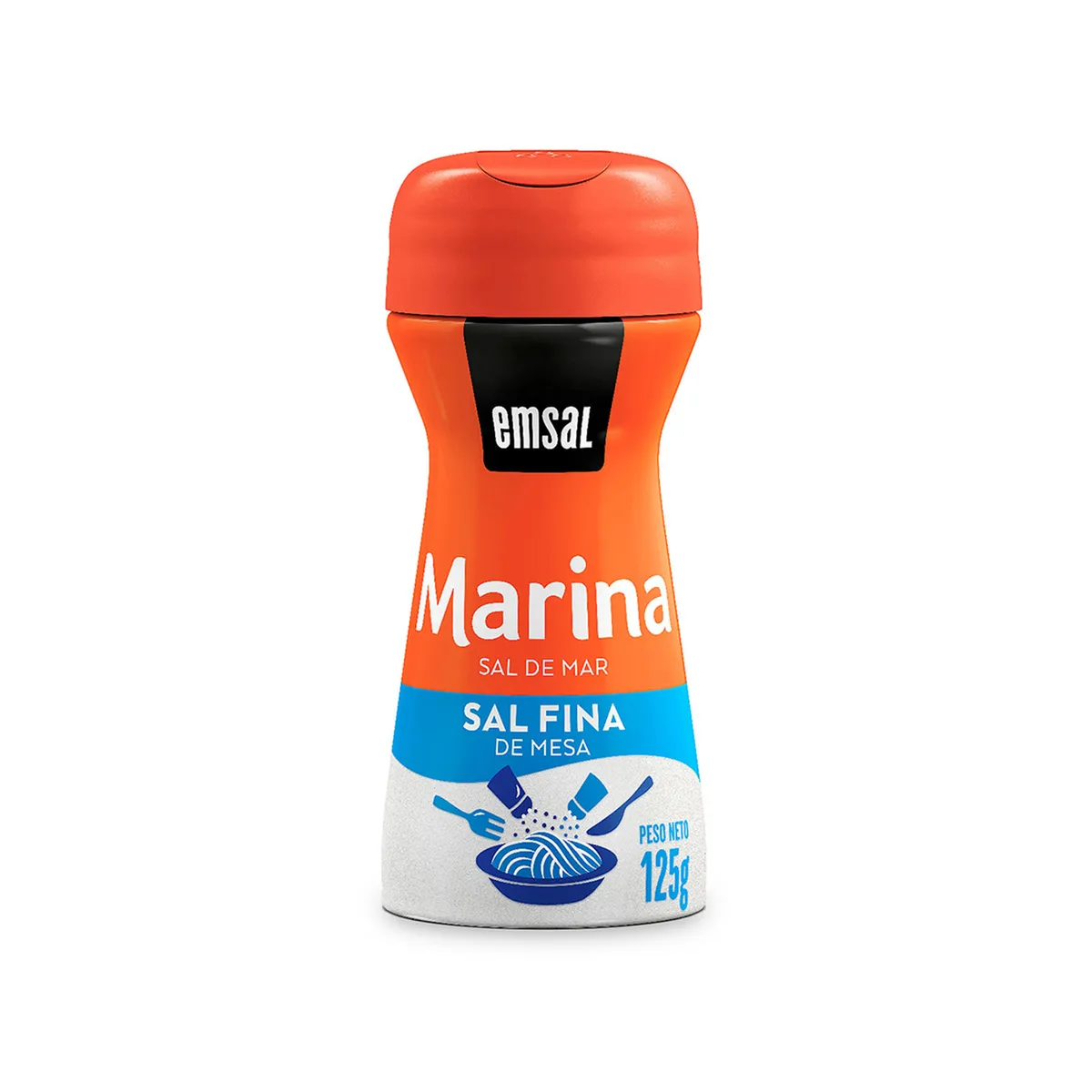 MARINA - Salero Marina Emsal Sal Fina de Mesa Envase 125 g