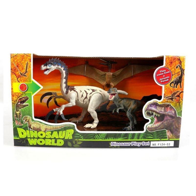 BEN TENG - Set de 3 Dinosaurios Velociraptor