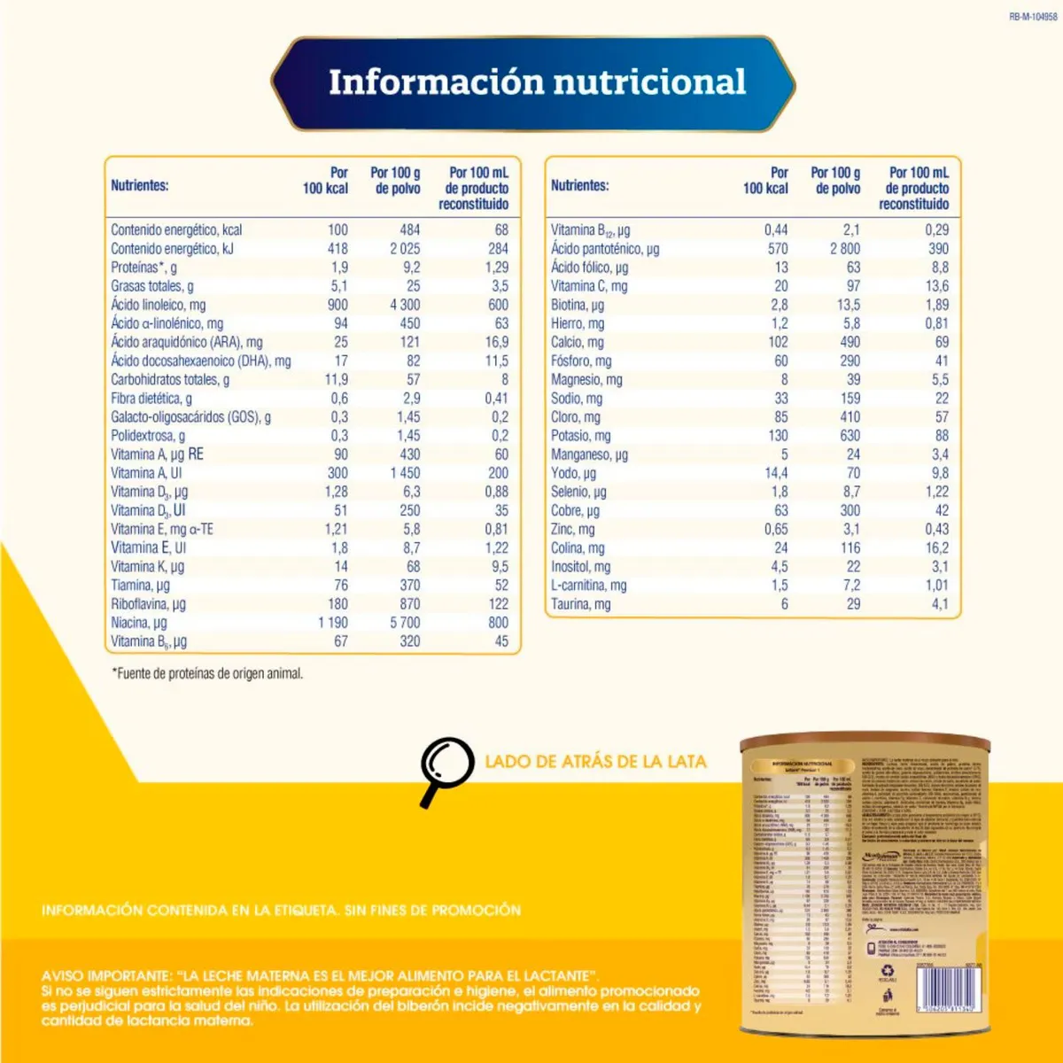 ENFAMIL - Fórmula Láctea Enfamil Premium 1 Lata 850 g