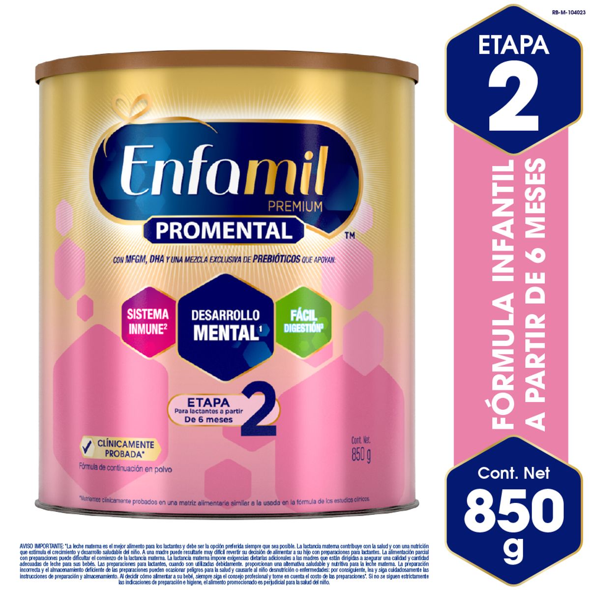 ENFAMIL - Fórmula Láctea Enfamil Premium 2 Lata 850 g