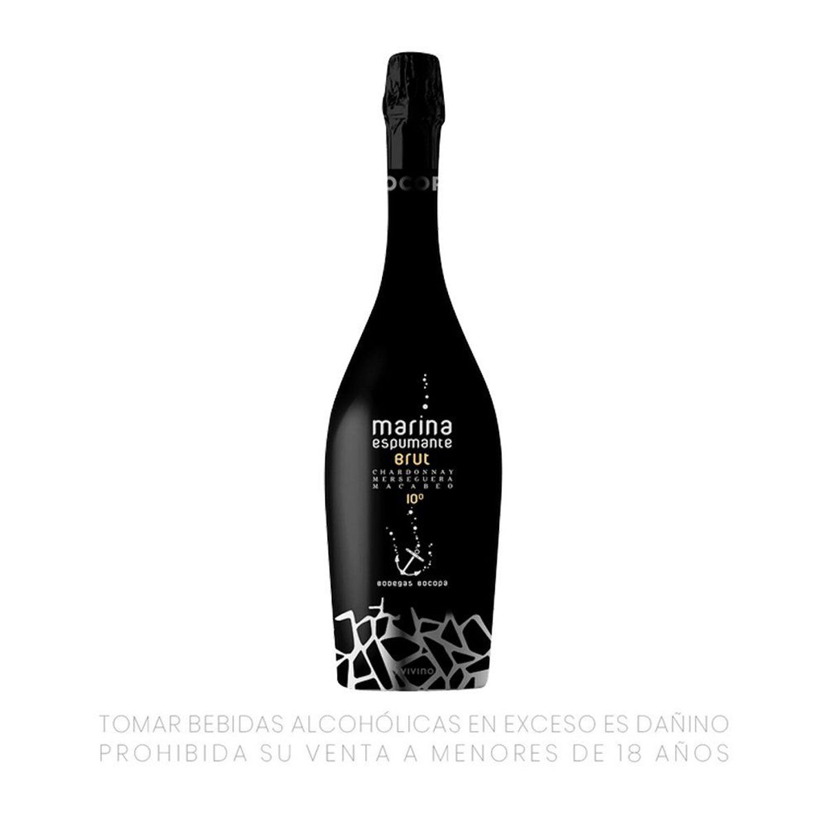 MARINA - Vino Marina Espumante Brut Botella 750 mL