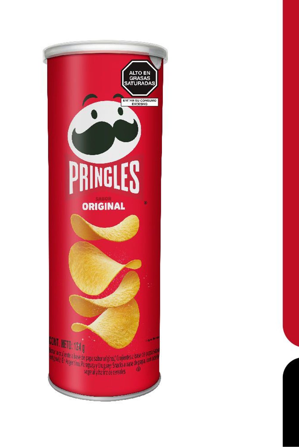 PRINGLES - Papas Fritas Sabor Orginal Pringles 124 g