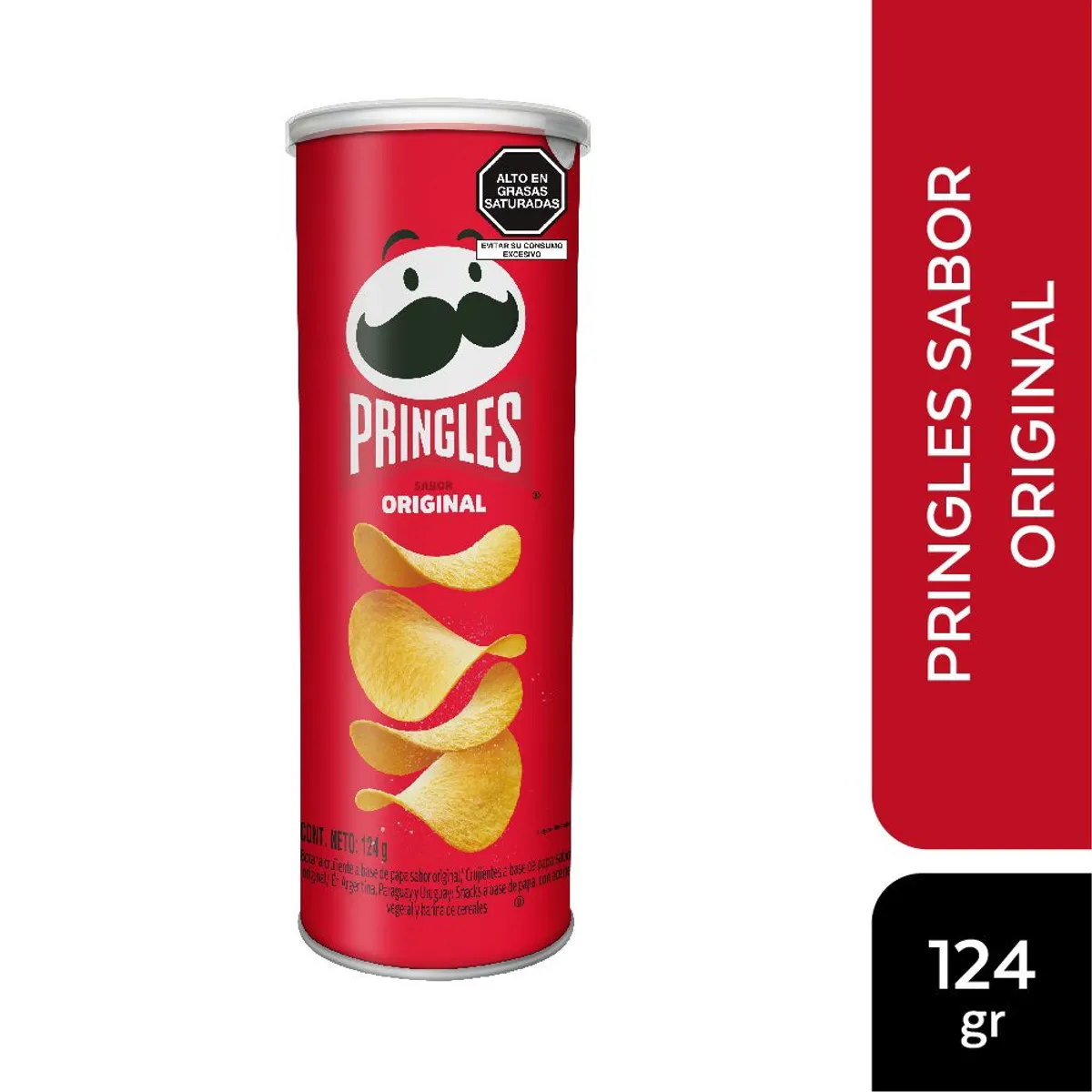 PRINGLES - Papas Fritas Sabor Orginal Pringles 124 g