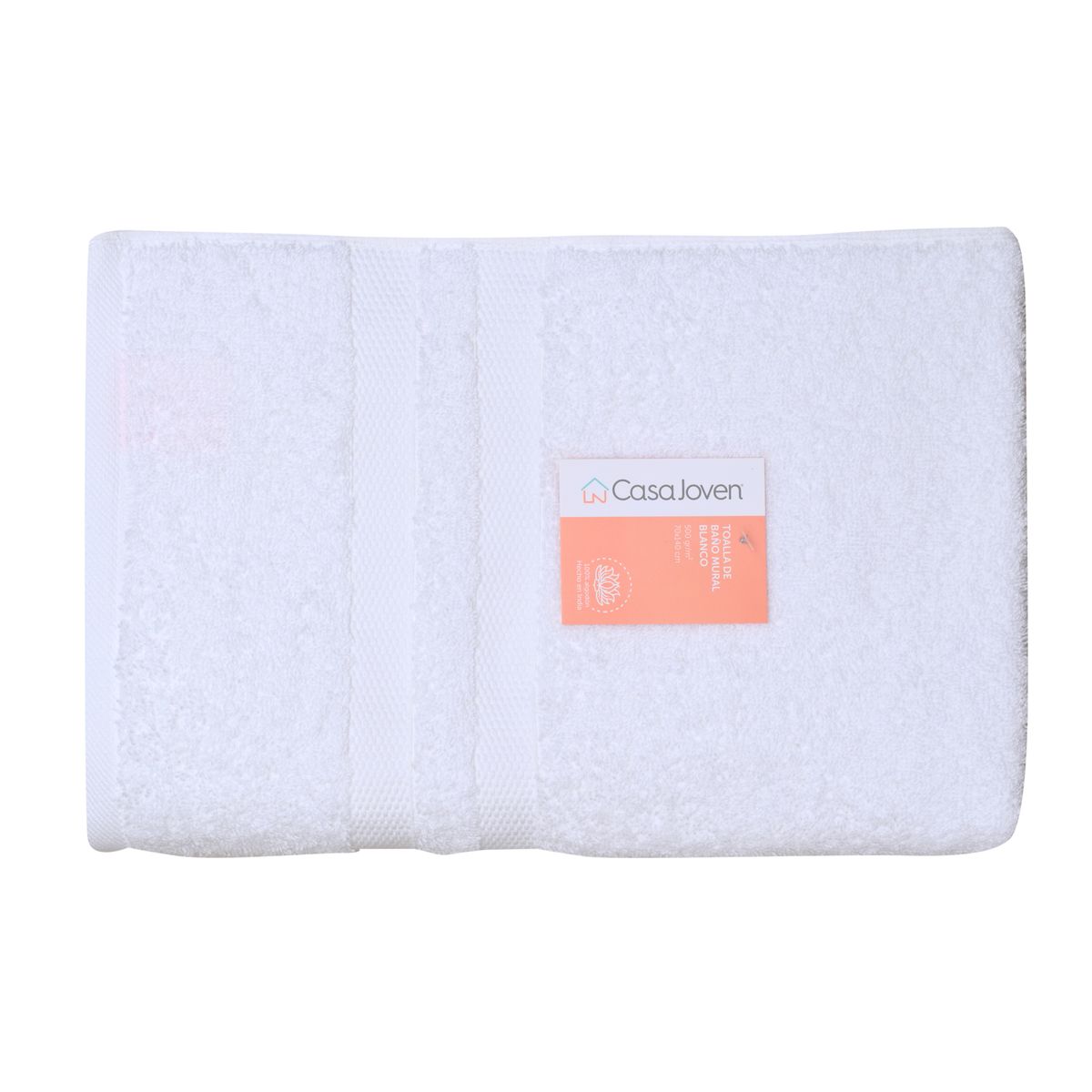 CASA JOVEN - Toalla de Baño 70 X140 Mural Blanco