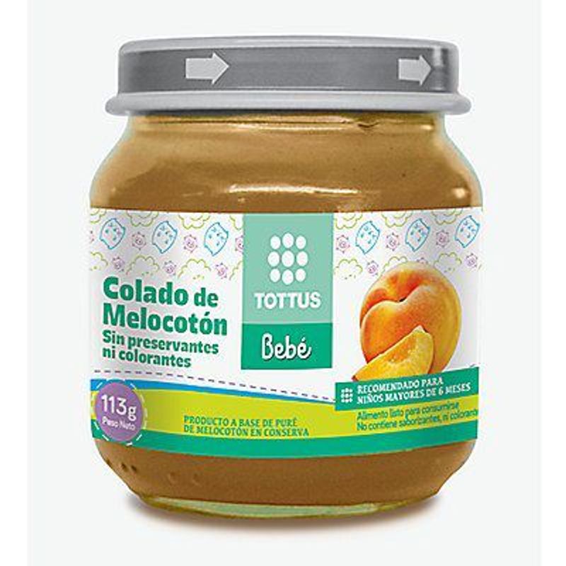 TOTTUS BEBE - Compota de Melocoton