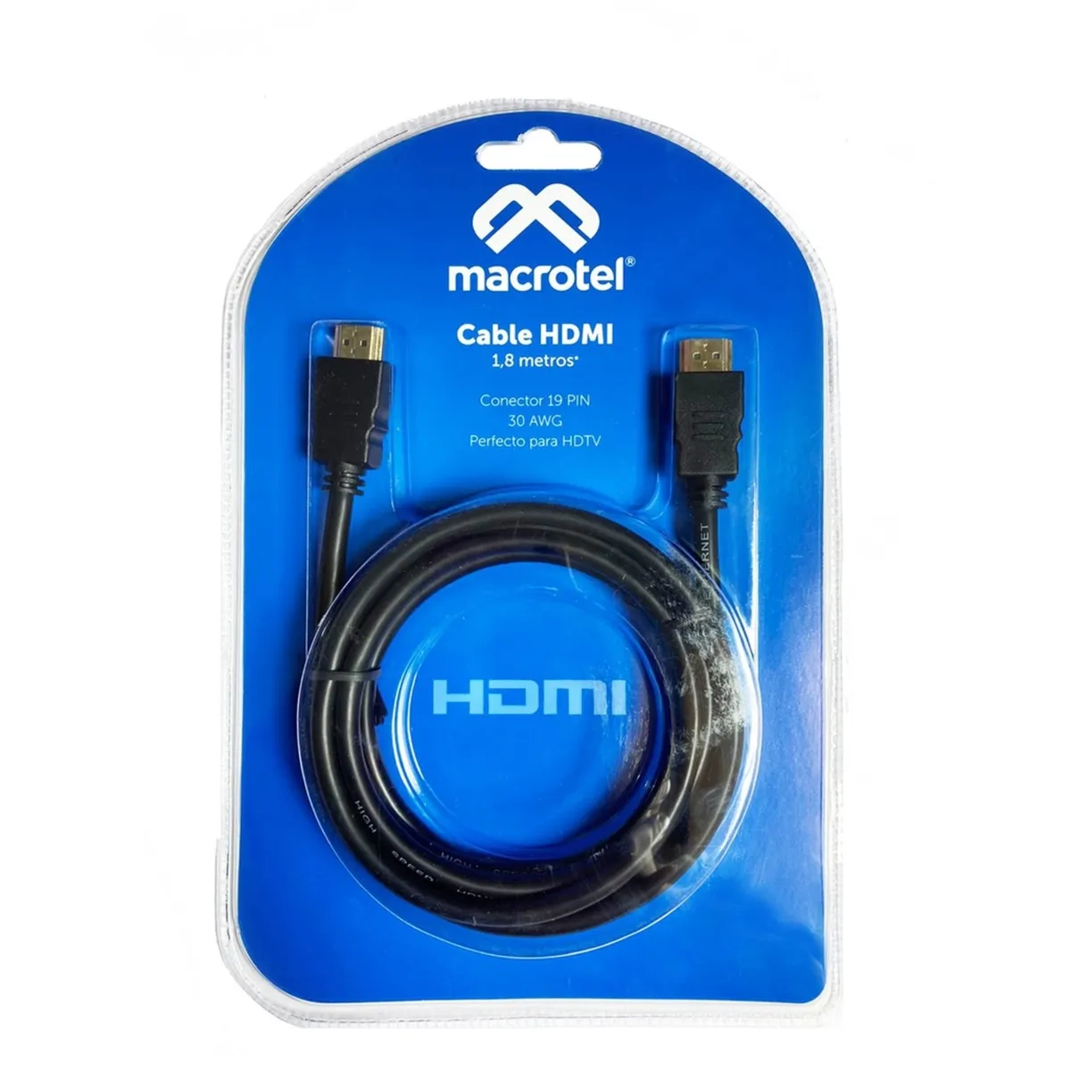 MACROTEL - Cable Hdmi 1.8 Mts Macrotel