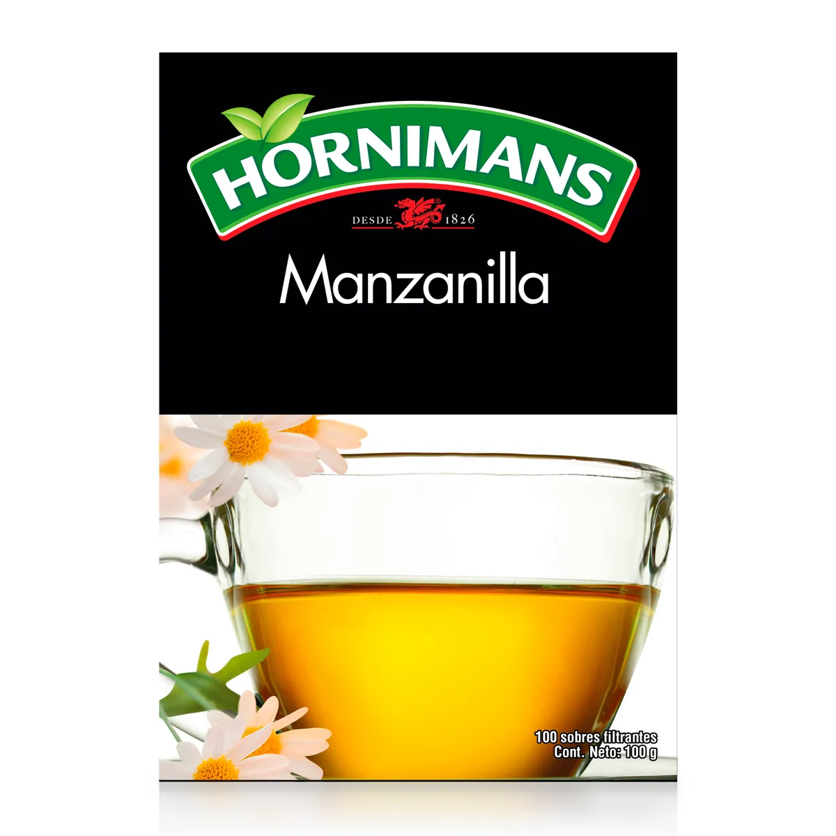 HORNIMANS - Infusión Manzanilla Hornimans Caja 100 Sobres