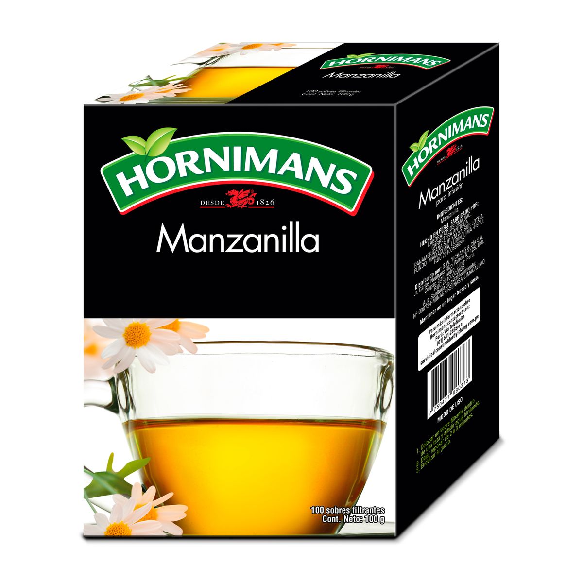 HORNIMANS - Infusión Manzanilla Hornimans Caja 100 Sobres