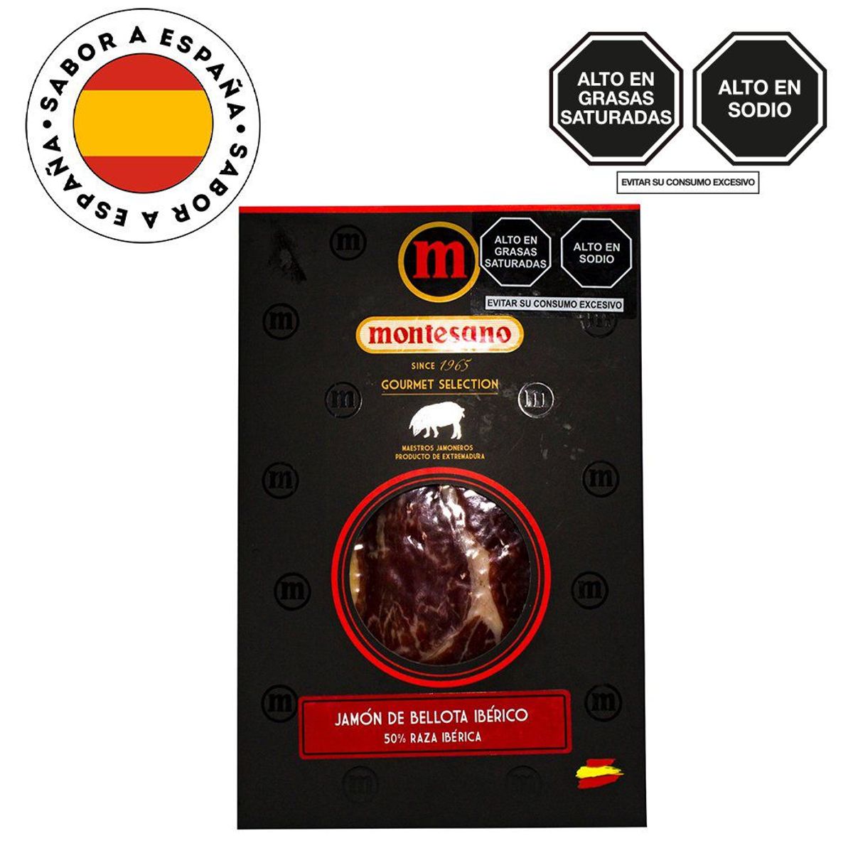 MONTESANO - Jamón Ibérico de Bellota Montesano Empaque 50 g