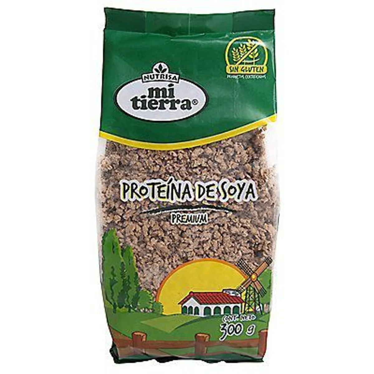 MI TIERRA - Proteina Vegetal De Soya Premium 300 Gr