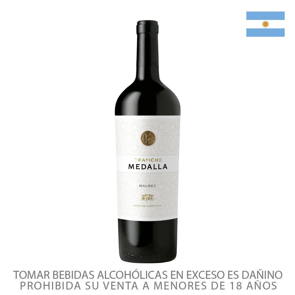 TRAPICHE - Vino Trapiche Medalla Malbec Botella 750 mL