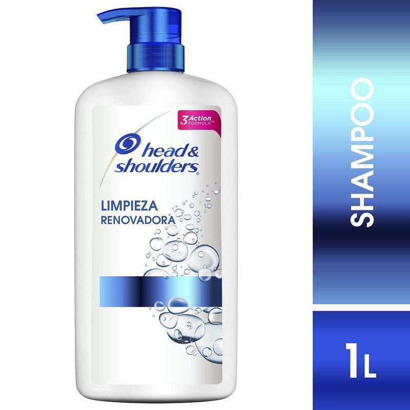 HEAD SHOULDERS - Shampoo Head & Shoulders Limpieza Renovadora Control Caspa 1 L
