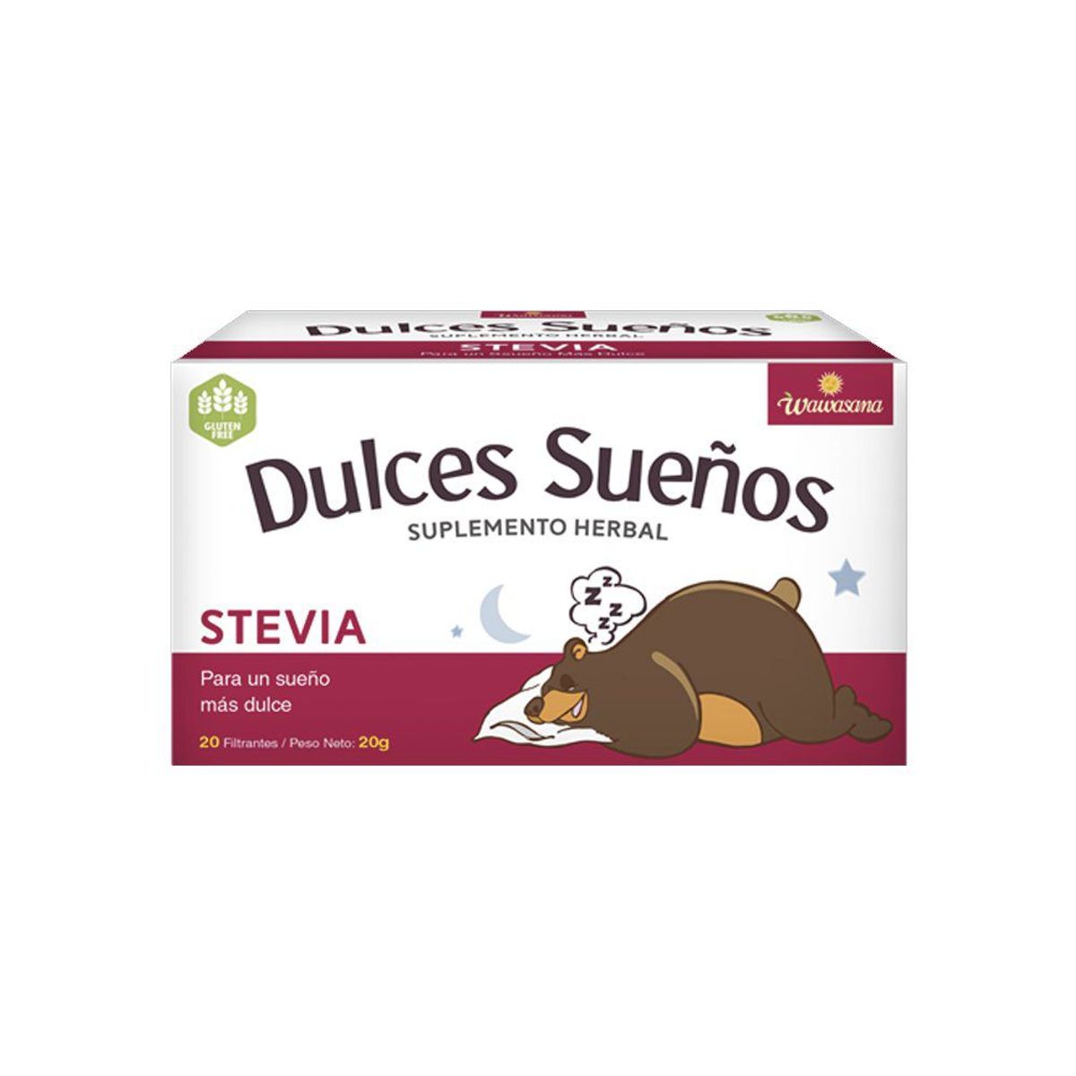 WAWASANA - Infusión Dulces Sueños Stevia Wawasana 20 Filtrantes