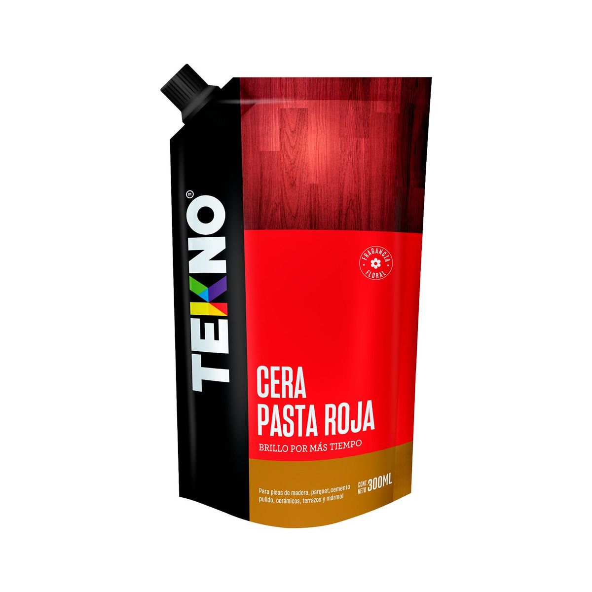 TEKNO - Cera en Pasta Tekno Roja Doypack 300 mL