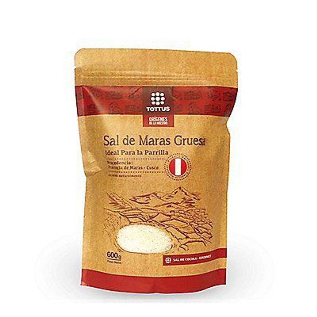 TOTTUS ORIGENES - Sal de Maras Gruesa Tottus Orígenes Doypack 600 g