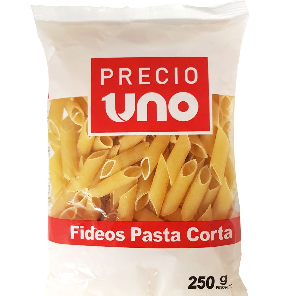 PRECIO UNO - Fideo Canuto Rayado Precio Uno Bolsa 250 g