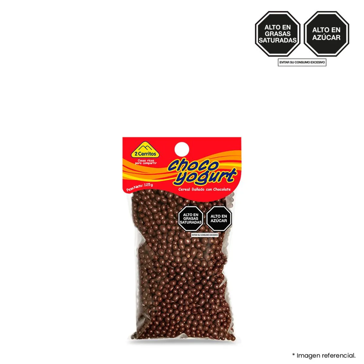 2 CERRITOS - Bolitas de Cereal Choco Yogurt 2 Cerritos Bolsa 125 g