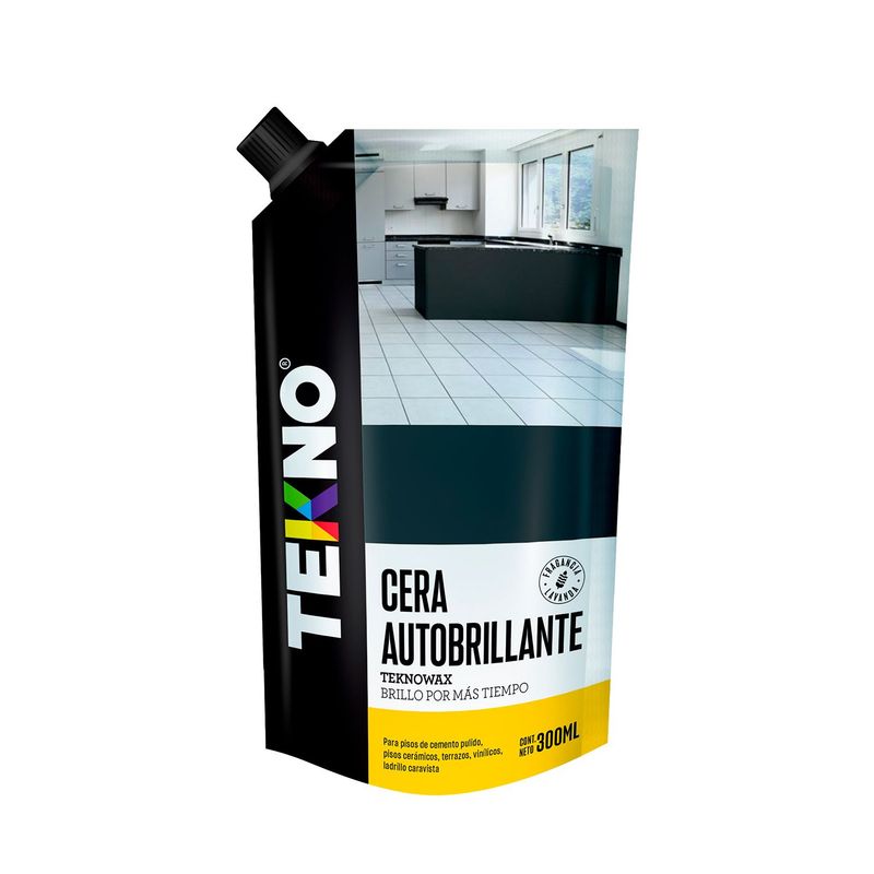 TEKNO - Cera Tekno Autobrillante Negra Envase 300 mL