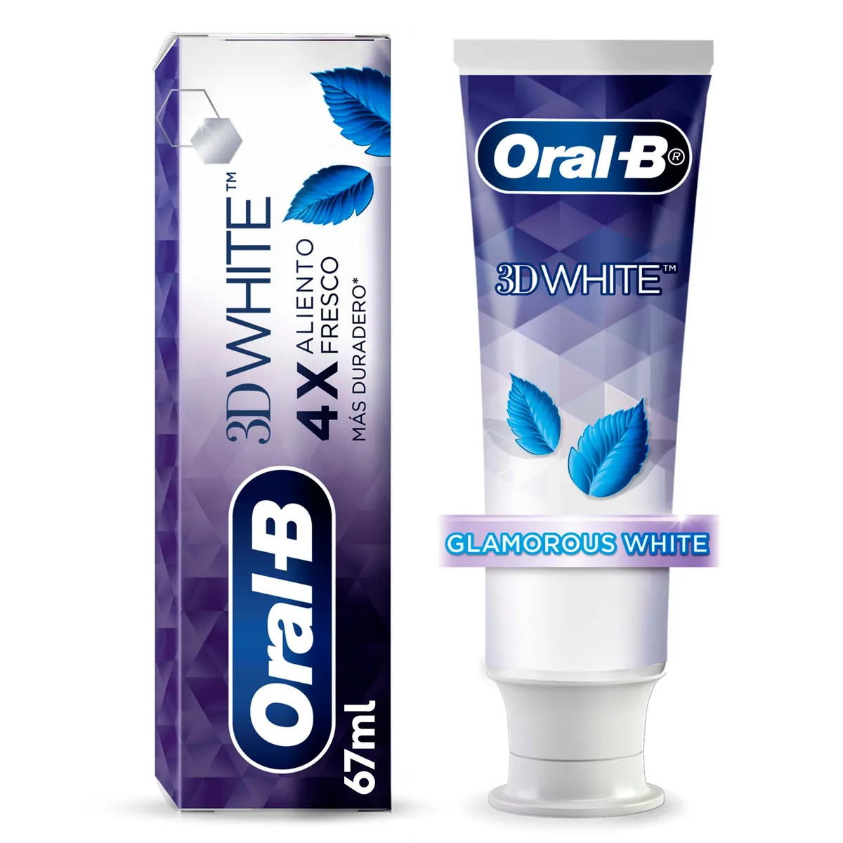 ORAL B - Pasta De Dientes Oral B 3D White Blanqueador Avanzado Envase 67 mL