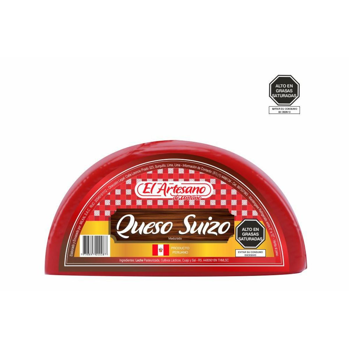 EL ARTESANO DE ANTANO - Queso Suizo El Artesano de Antaño x Kg