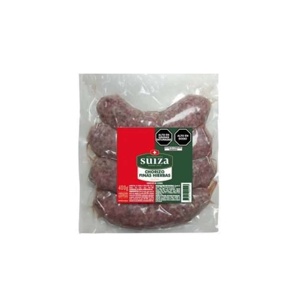 SUIZA - Chorizo Finas Hierbas Suiza Empaque 400 g
