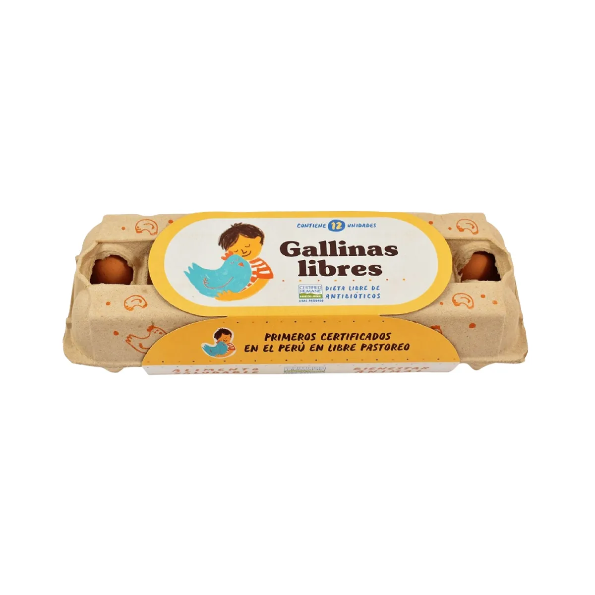 GALLINAS LIBRES - Huevos de Corral Gallinas Libres Caja 12 Und
