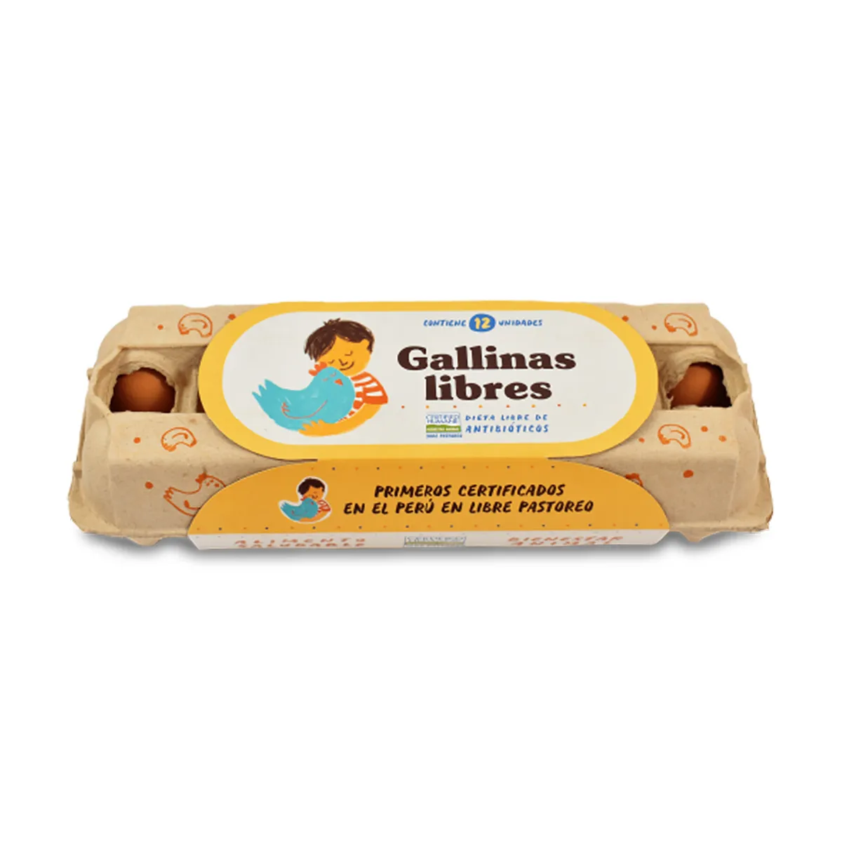 GALLINAS LIBRES - Huevos de Corral Gallinas Libres Caja 12 Und