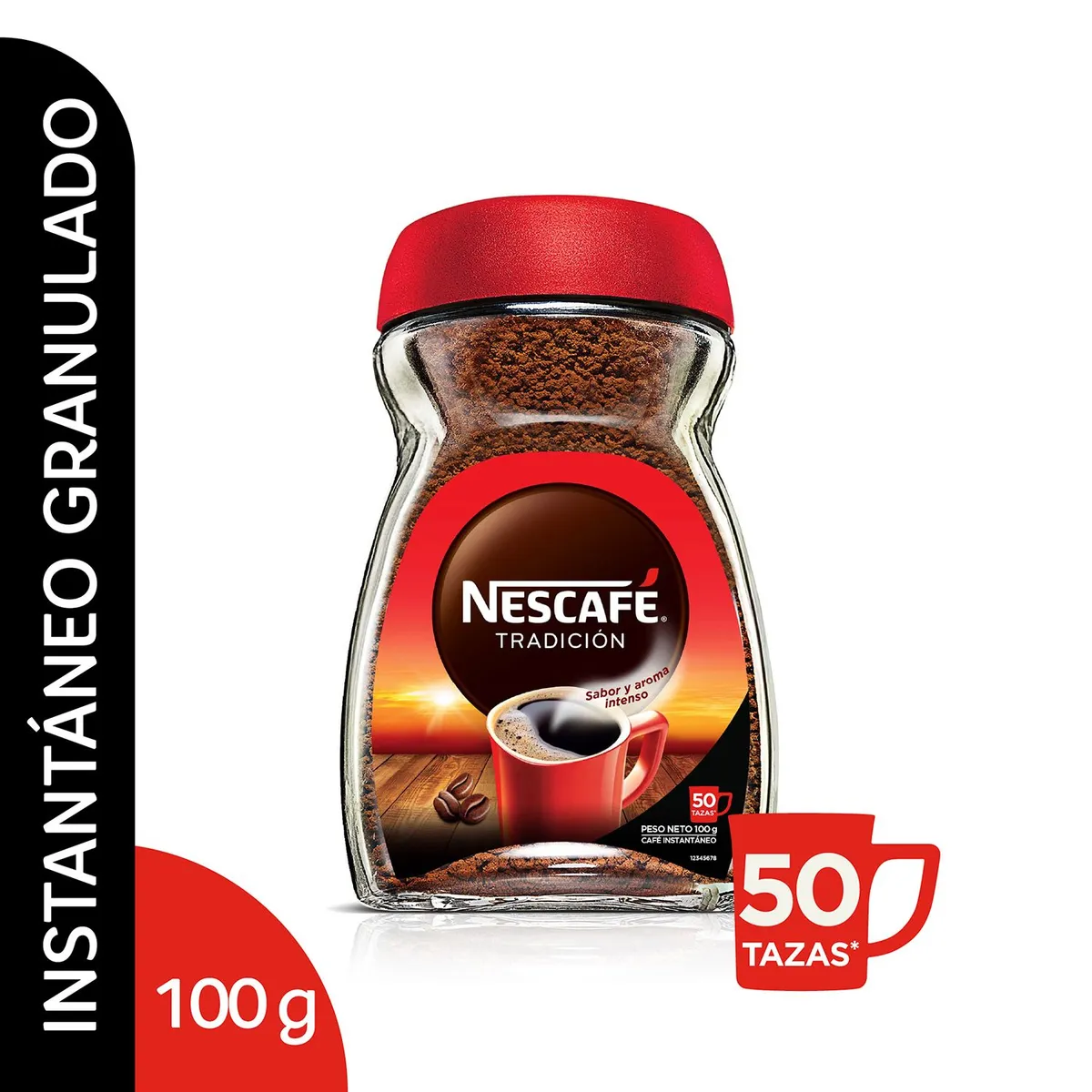 NESCAFE - Café Instantáneo Tradición Nescafé Envase 100 g