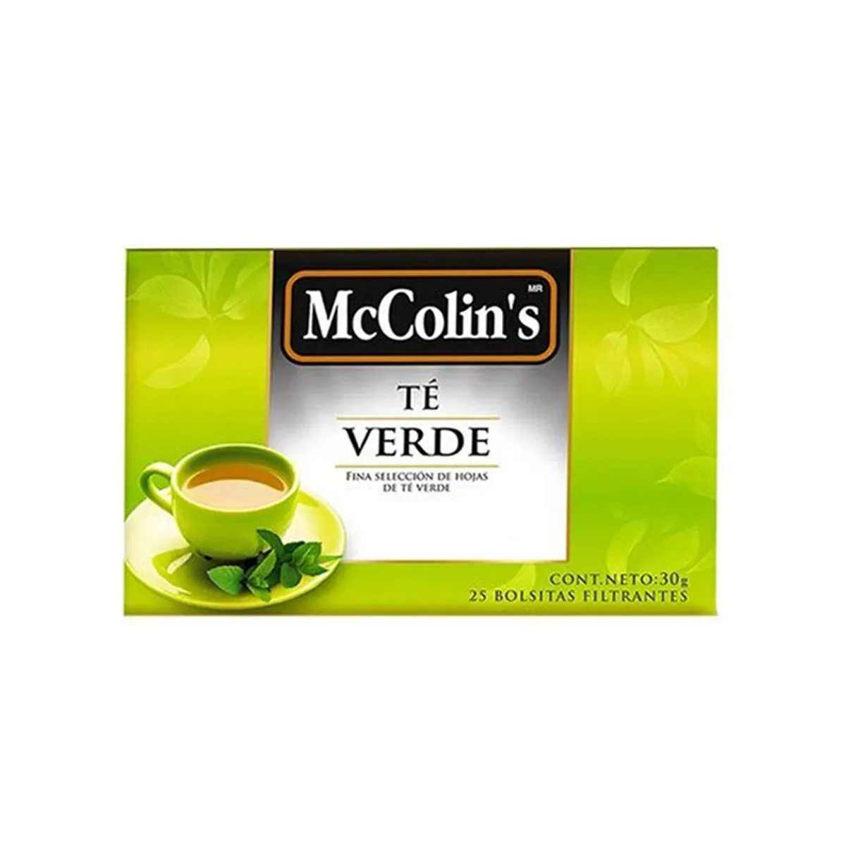 MC COLINS - Infusión Té Verde McColins Caja 25 Sobres