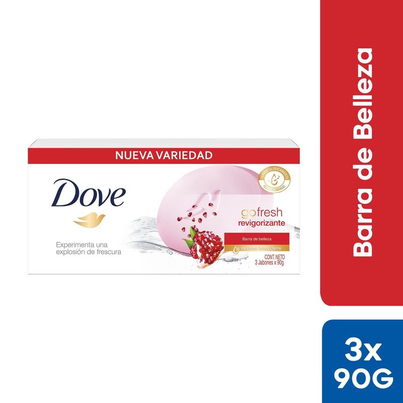 DOVE - Packx3 Jabón De Tocador Ganada Dove 90 g