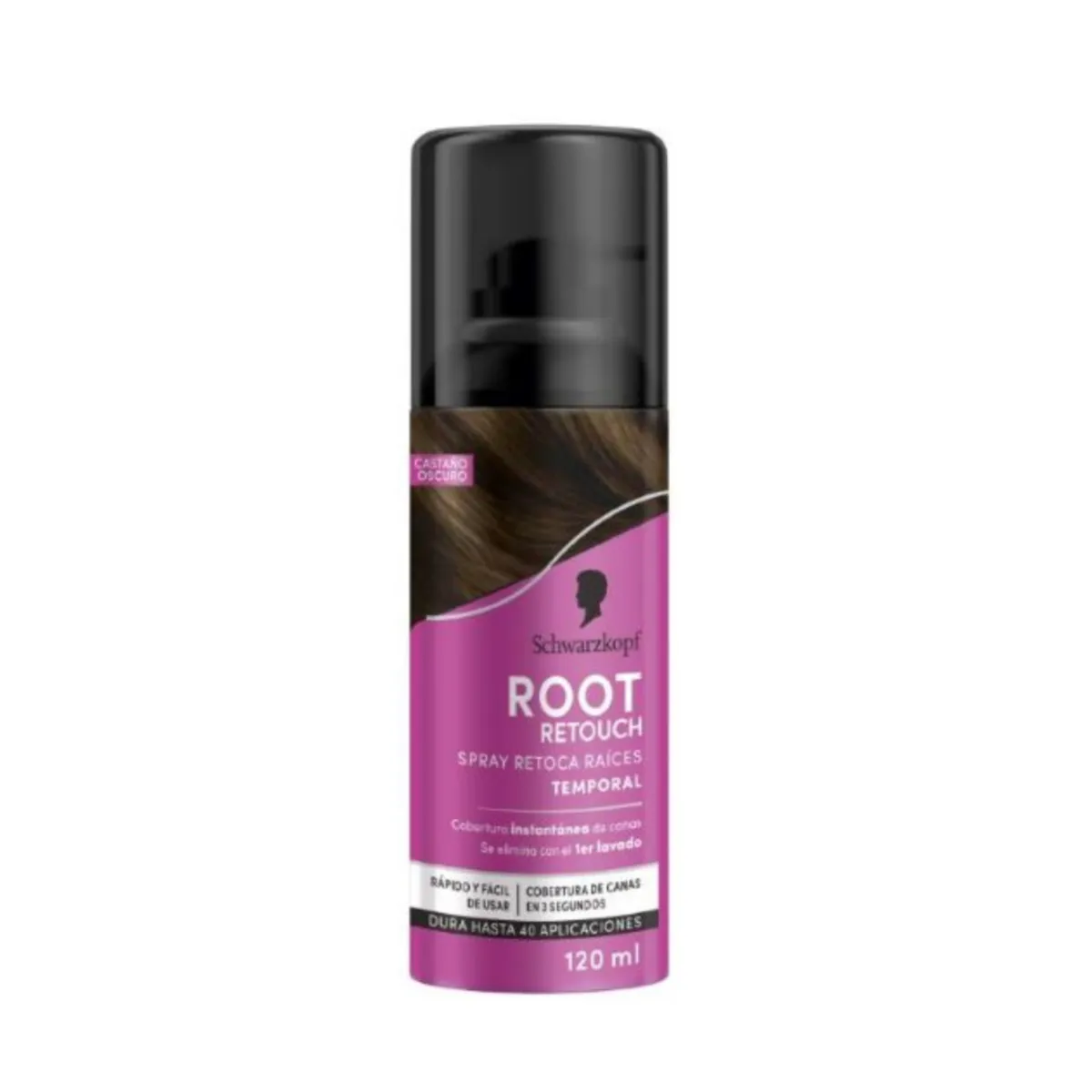 ROOT RETOUCHER - Tinte Spray Raíz Castaño Oscuro Root Retoucher Lata 120 mL