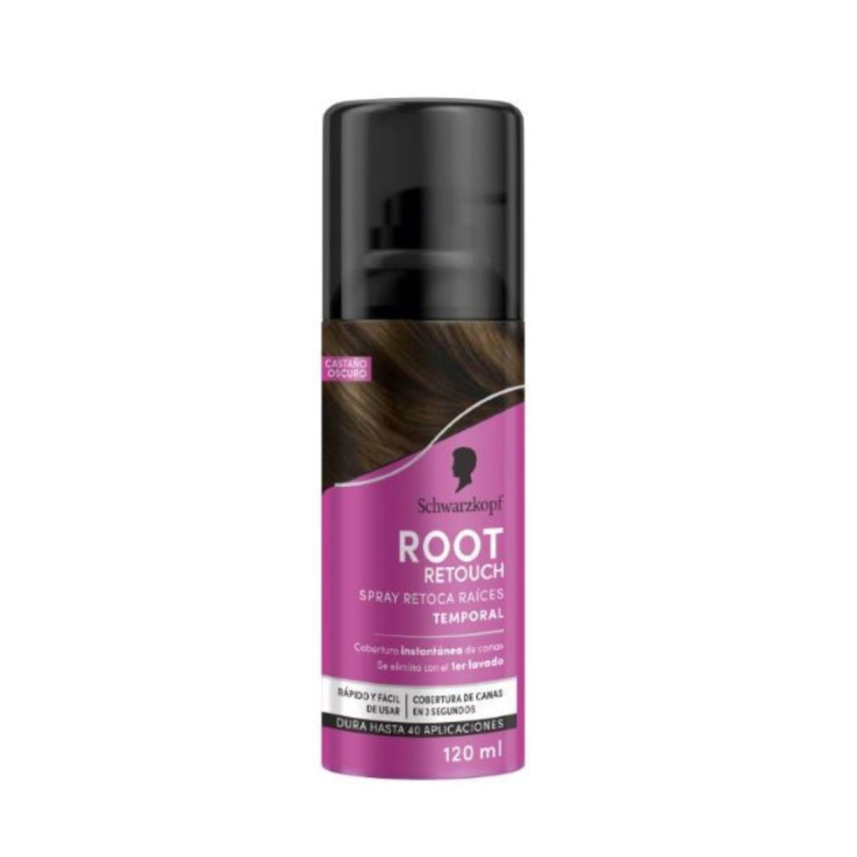 ROOT RETOUCHER - Tinte Spray Raíz Castaño Oscuro Root Retoucher Lata 120 mL