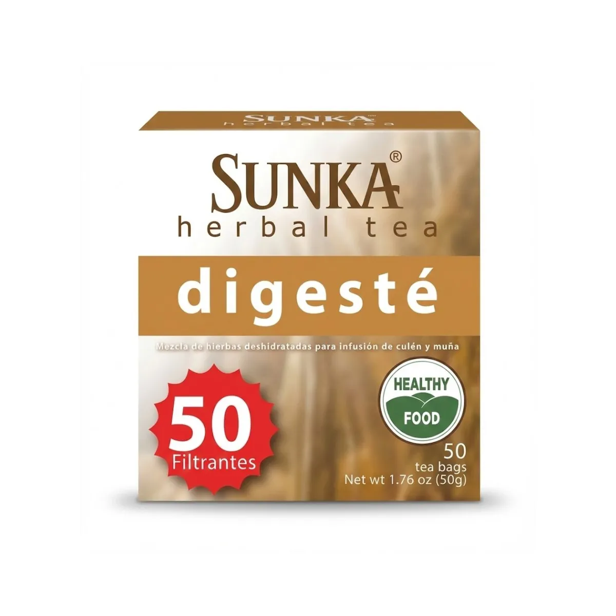 SUNKA - Té de Hierbas Sunka Digesté Caja 50 Sobres