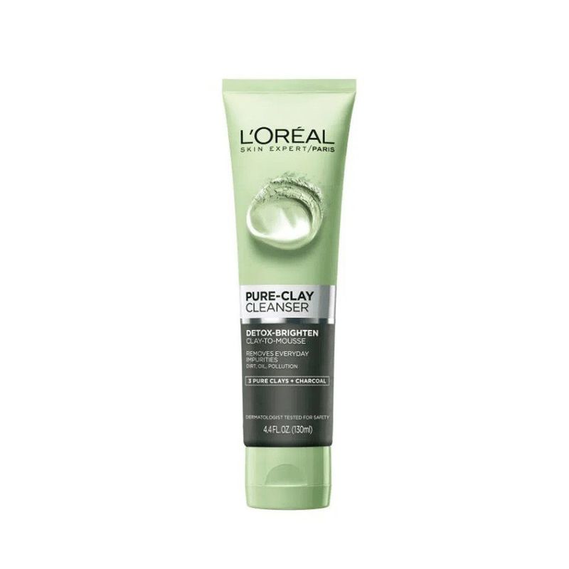 LOREAL PARIS - Limpiador desintoxicante y aclarante de 130 mL