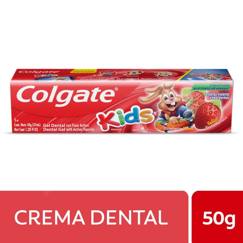COLGATE - Pasta Dental Para Niños Colgate Con Flúor Activo Envase 50 g